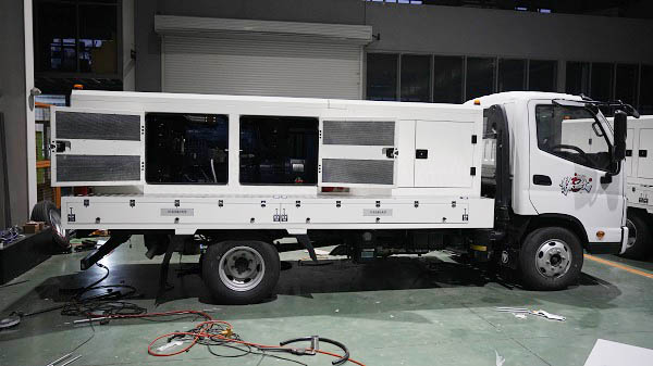 華全完成兩臺(tái)應(yīng)急電源車(chē)的發(fā)貨